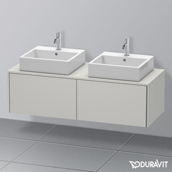 Duravit XSquare vanity unit for countertop with 2 pull-out compartments, without interior system