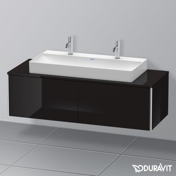 Duravit XSquare vanity unit for countertop with 2 pull-out compartments, without interior system