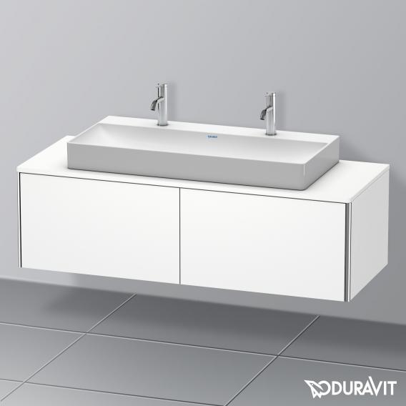 Duravit XSquare vanity unit for countertop with 2 pull-out compartments, without interior system