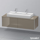 Duravit XSquare vanity unit for countertop with 2 pull-out compartments, without interior system