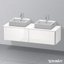 Duravit XSquare vanity unit for countertop with 2 pull-out compartments, without interior system