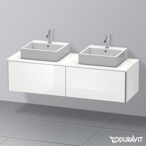 Duravit XSquare vanity unit for countertop with 2 pull-out compartments, without interior system