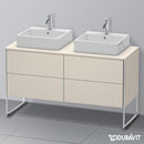 Duravit XSquare vanity unit for countertop with 4 pull-out compartments, without interior system