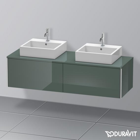 Duravit XSquare vanity unit for countertop with 2 pull-out compartments, without interior system