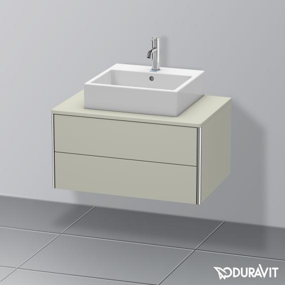 Duravit XSquare vanity unit for countertop with 2 pull-out compartments, without interior system