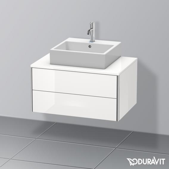 Duravit XSquare vanity unit for countertop with 2 pull-out compartments, without interior system