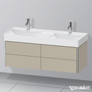 Duravit XSquare vanity unit for double washbasin with 4 pull-out compartments