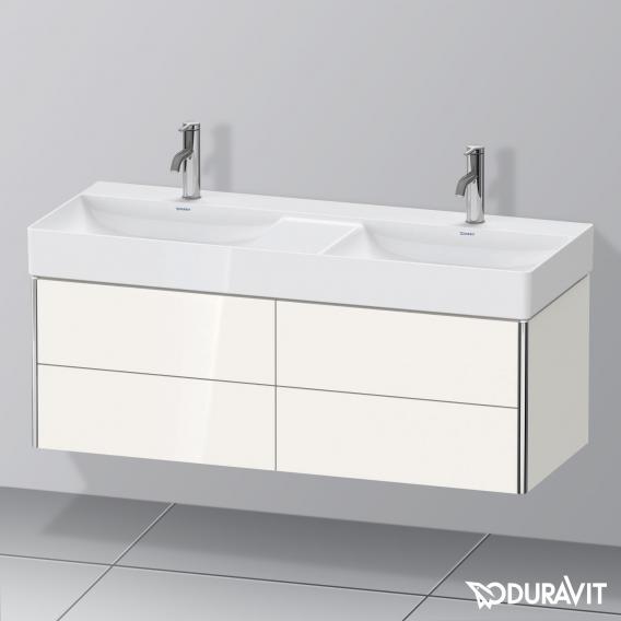 Duravit XSquare vanity unit for double washbasin with 4 pull-out compartments