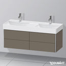 Duravit XSquare vanity unit for double washbasin with 4 pull-out compartments