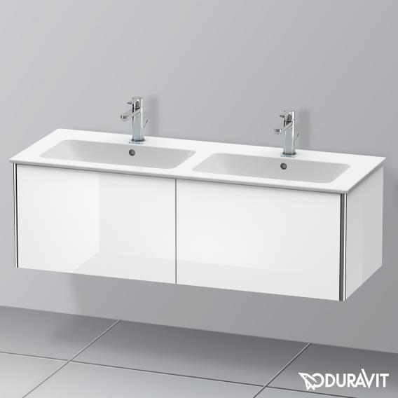 Duravit XSquare vanity unit for double washbasin with 2 pull-out compartments