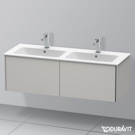 Duravit XSquare vanity unit for double washbasin with 2 pull-out compartments