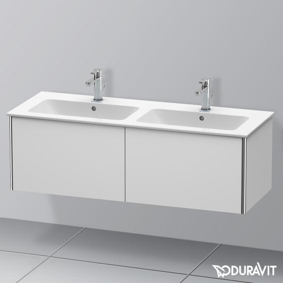 Duravit XSquare vanity unit for double washbasin with 2 pull-out compartments