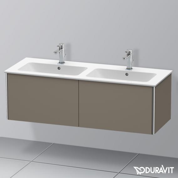 Duravit XSquare vanity unit for double washbasin with 2 pull-out compartments