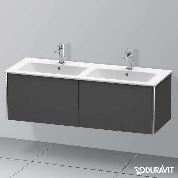 Duravit XSquare vanity unit for double washbasin with 2 pull-out compartments