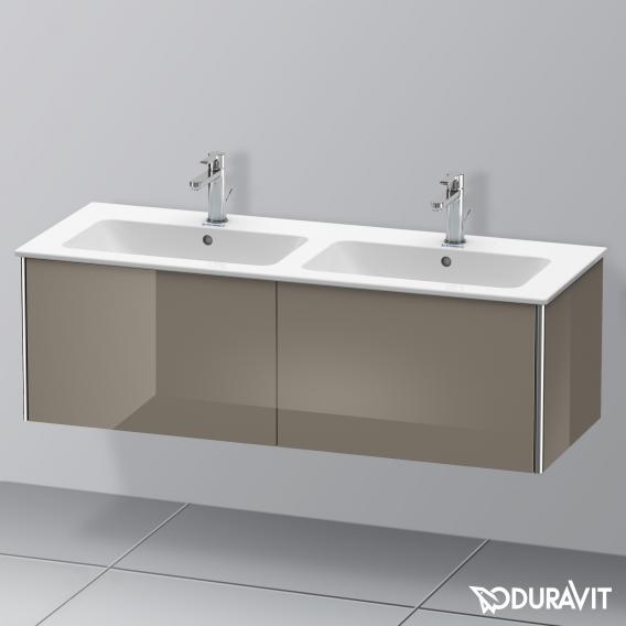 Duravit XSquare vanity unit for double washbasin with 2 pull-out compartments