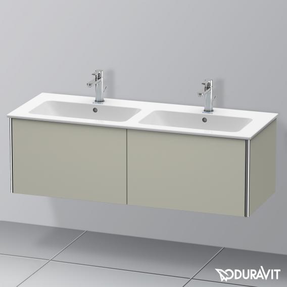 Duravit XSquare vanity unit for double washbasin with 2 pull-out compartments