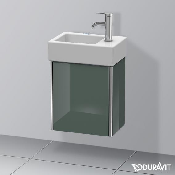 Duravit XSquare vanity unit for hand washbasin with 1 door dolomiti grey high gloss