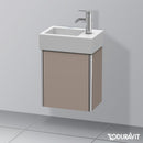 Duravit XSquare 洗手盆盥洗台，附 1 門霧面玄武岩