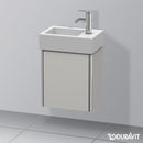 Duravit XSquare 洗手盆盥洗台，附 1 門 霧面混凝土灰色