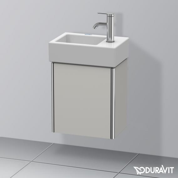 Duravit XSquare vanity unit for hand washbasin with 1 door matt concrete grey