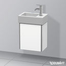 Duravit XSquare 洗手盆盥洗台，附 1 門 霧面白色