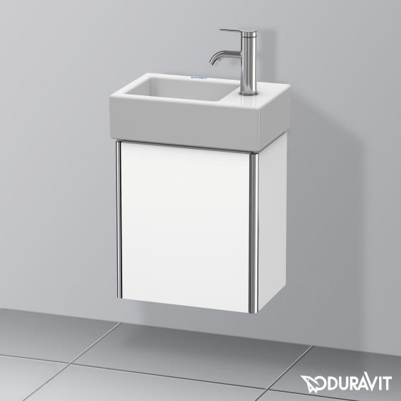 Duravit XSquare vanity unit for hand washbasin with 1 door matt white