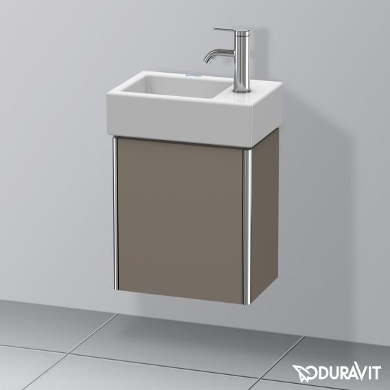 Duravit XSquare vanity unit for hand washbasin with 1 door silk matt flannel grey