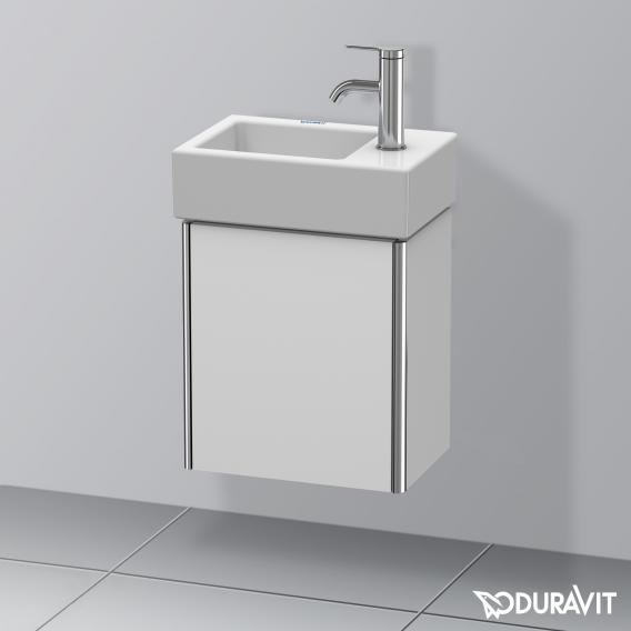 Duravit XSquare vanity unit for hand washbasin with 1 door silk matt white