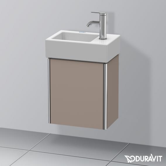 Duravit XSquare 洗手盆盥洗台，附 1 門霧面玄武岩