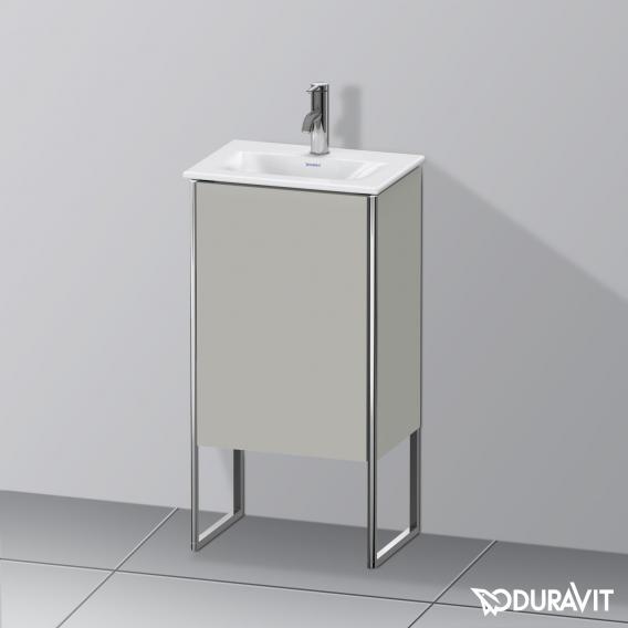 Duravit XSquare vanity unit for hand washbasin with 1 door matt concrete grey