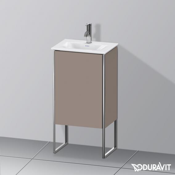 Duravit XSquare vanity unit for hand washbasin with 1 door matt basalt