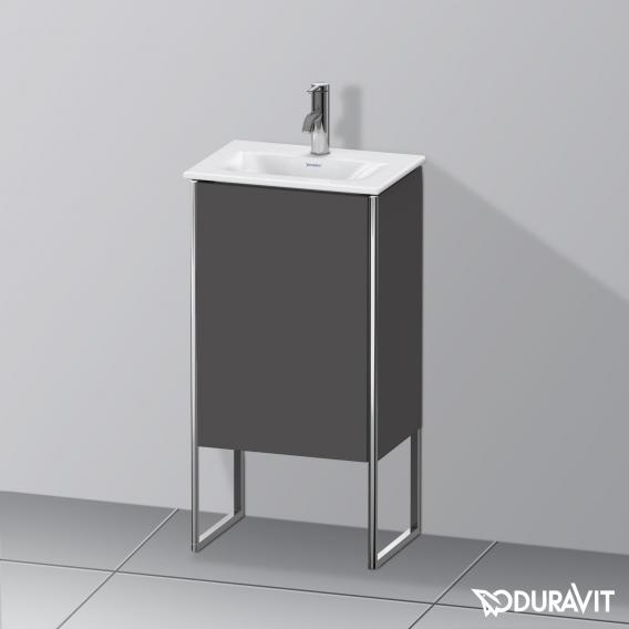 Duravit XSquare vanity unit for hand washbasin with 1 door matt graphite