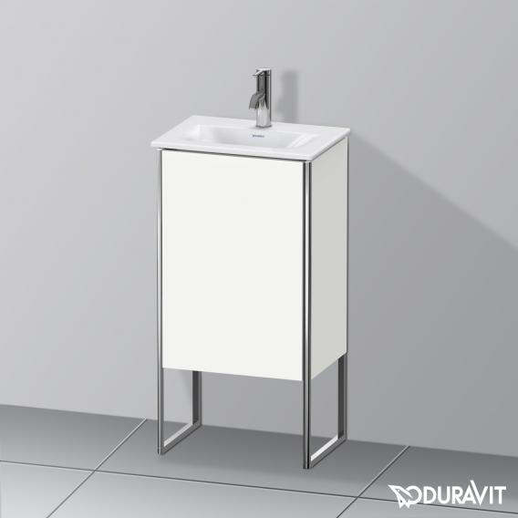 Duravit XSquare vanity unit for hand washbasin with 1 door silk matt white