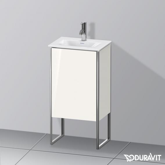 Duravit XSquare vanity unit for hand washbasin with 1 door white high gloss