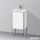 Duravit XSquare 洗手盆盥洗台，附 1 門 霧面白色