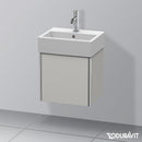 Duravit XSquare 洗手盆盥洗台，附 1 門 霧面混凝土灰色