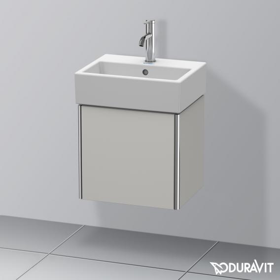 Duravit XSquare vanity unit for hand washbasin with 1 door matt concrete grey