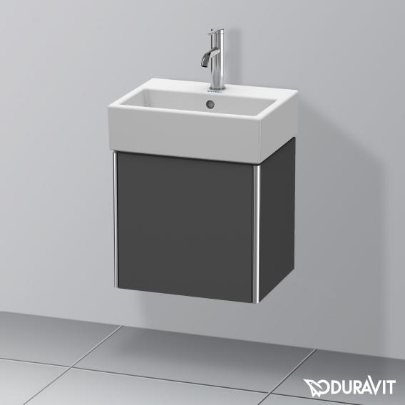 Duravit XSquare vanity unit for hand washbasin with 1 door matt graphite