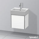 Duravit XSquare 洗手盆盥洗台，附 1 門 霧面白色