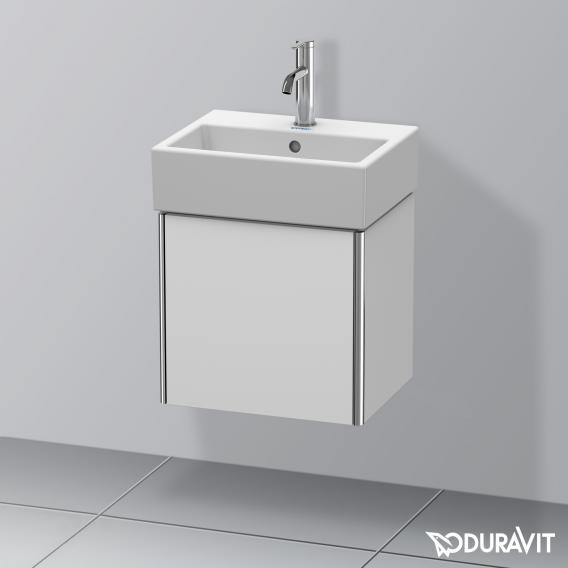 Duravit XSquare vanity unit for hand washbasin with 1 door silk matt white