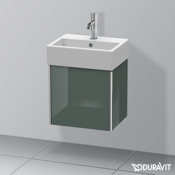 Duravit XSquare vanity unit for hand washbasin with 1 door dolomiti grey high gloss