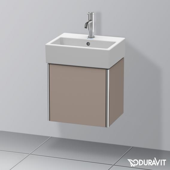 Duravit XSquare vanity unit for hand washbasin with 1 door matt basalt