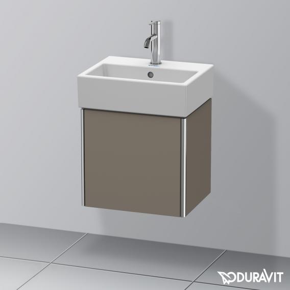 Duravit XSquare vanity unit for hand washbasin with 1 door silk matt flannel grey