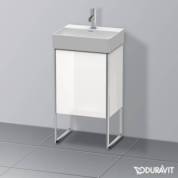 Duravit XSquare vanity unit for hand washbasin with 1 door white high gloss