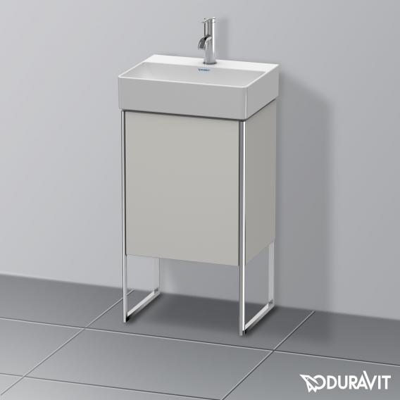 Duravit XSquare vanity unit for hand washbasin with 1 door matt concrete grey