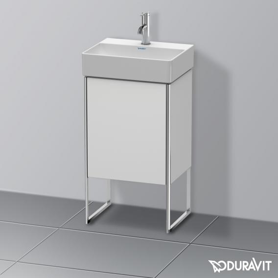 Duravit XSquare vanity unit for hand washbasin with 1 door silk matt white