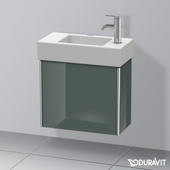 Duravit XSquare vanity unit for hand washbasin with 1 door dolomiti grey high gloss