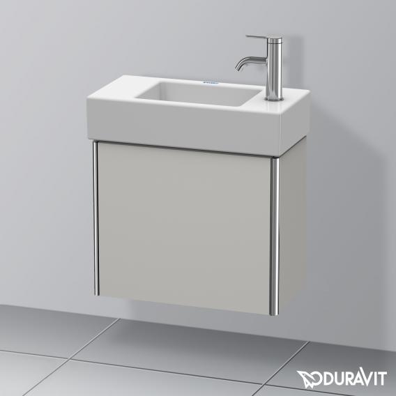 Duravit XSquare vanity unit for hand washbasin with 1 door matt concrete grey