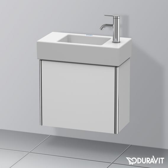 Duravit XSquare vanity unit for hand washbasin with 1 door silk matt white