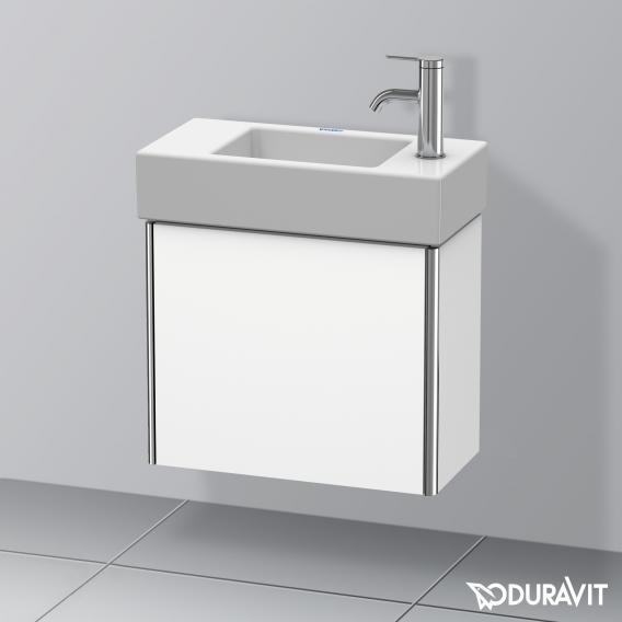 Duravit XSquare vanity unit for hand washbasin with 1 door matt white